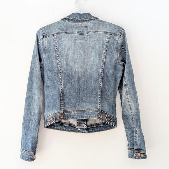 Parasuco Women's Cropped Blue Jeans Jackets ~ Size Small - Picture 7 of 10